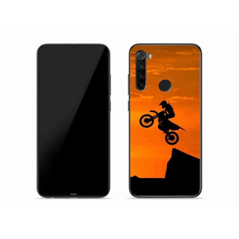 Gélový kryt mmCase na mobil Xiaomi Redmi Note 8 - motocross