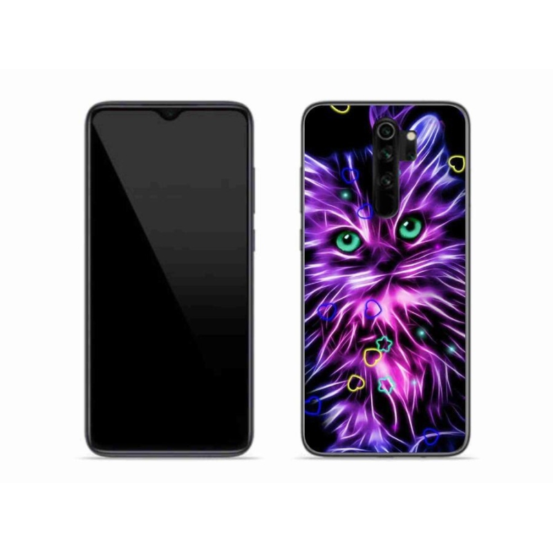 Gélový kryt mmCase na mobil Xiaomi Redmi Note 8 Pro - abstraktná mačka