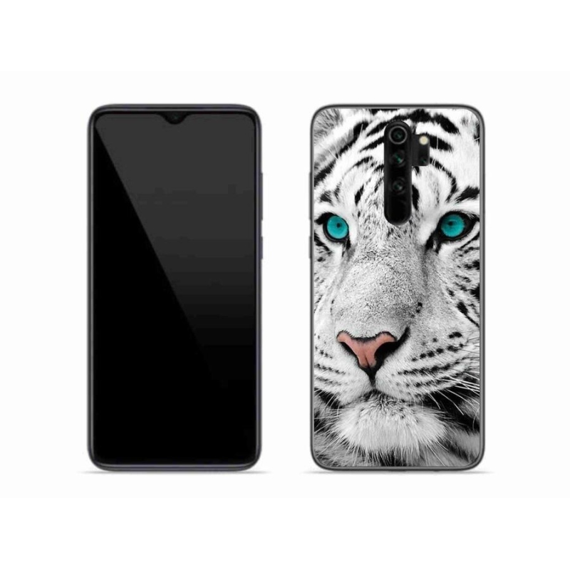 Gélový kryt mmCase na mobil Xiaomi Redmi Note 8 Pro - biely tiger