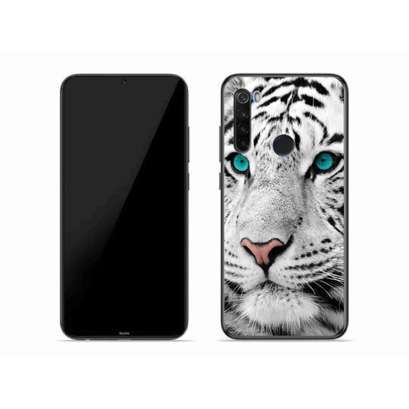 Gélový kryt mmCase na mobil Xiaomi Redmi Note 8T - biely tiger