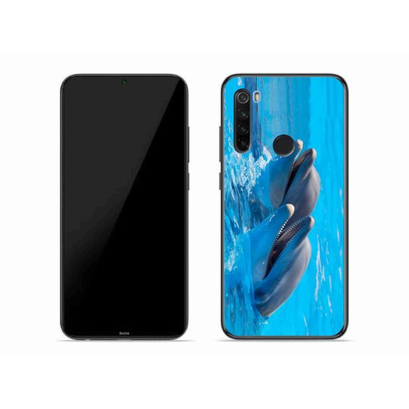 Gélový kryt mmCase na mobil Xiaomi Redmi Note 8T - delfíny