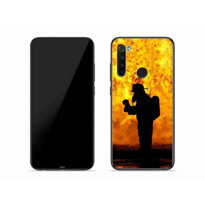 Gélový kryt mmCase na mobil Xiaomi Redmi Note 8T - hasič