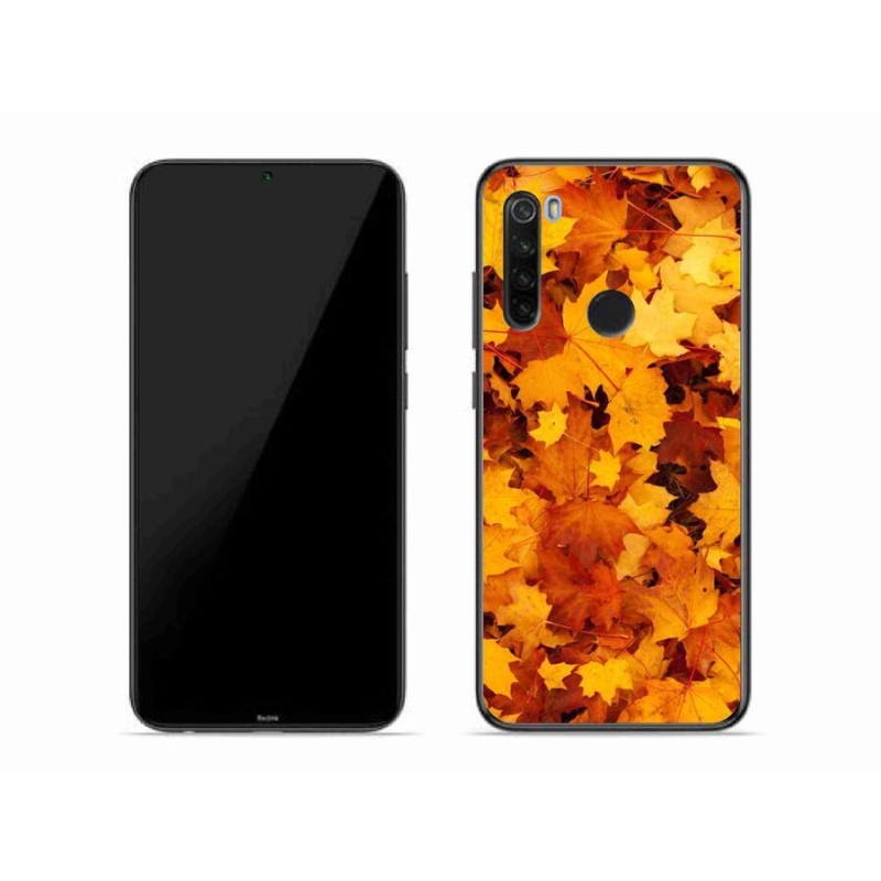 Gélový kryt mmCase na mobil Xiaomi Redmi Note 8T - javorové listy