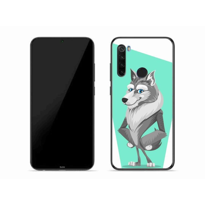 Gélový kryt mmCase na mobil Xiaomi Redmi Note 8T - kreslený vlk