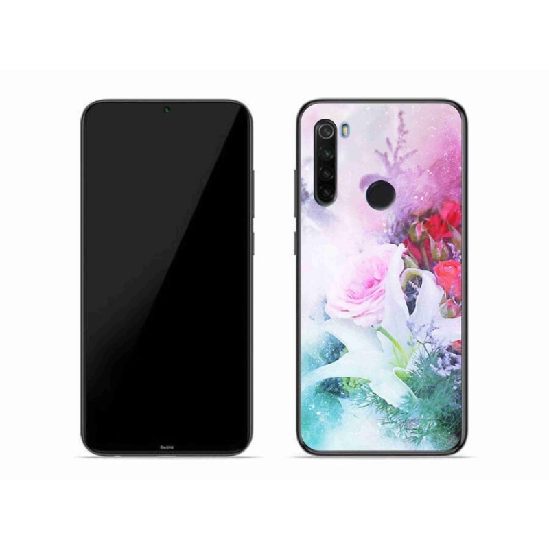 Gélový kryt mmCase na mobil Xiaomi Redmi Note 8T - kvety 4