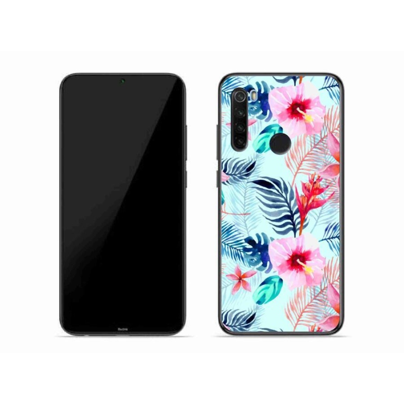 Gélový kryt mmCase na mobil Xiaomi Redmi Note 8T - kvety