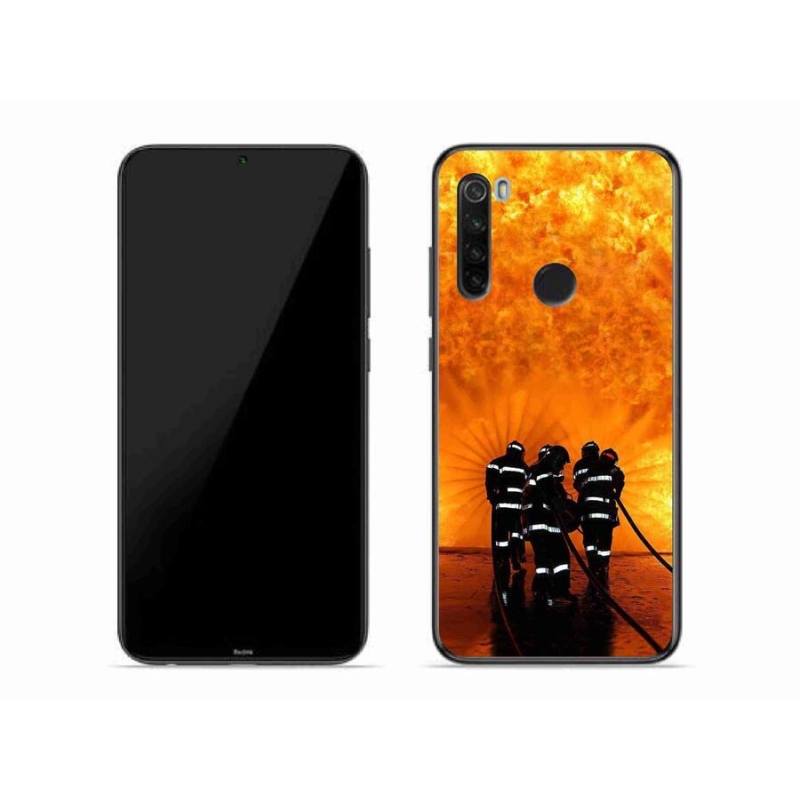 Gélový kryt mmCase na mobil Xiaomi Redmi Note 8T - požiar