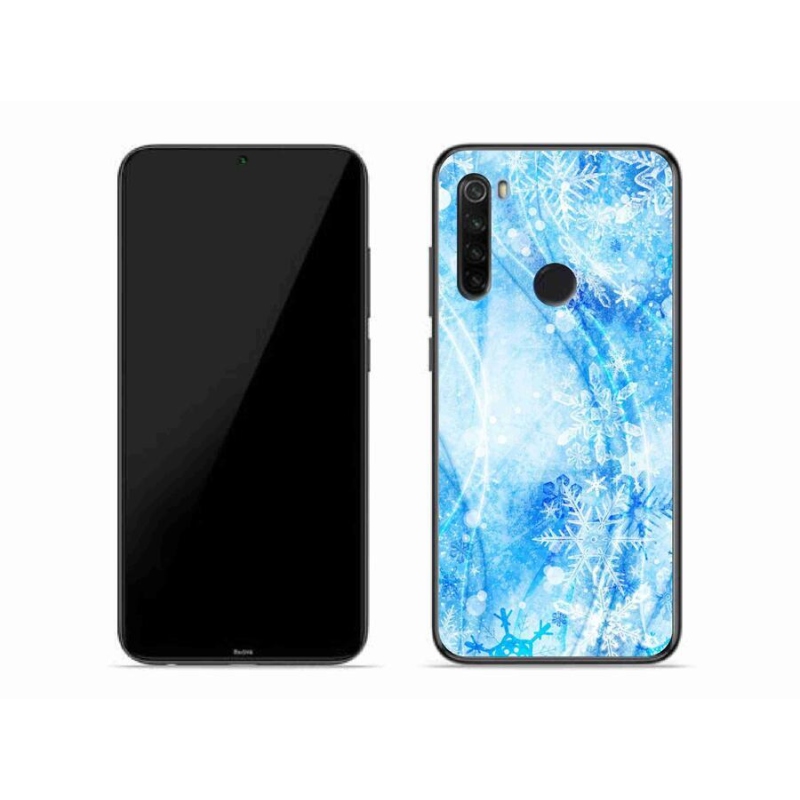 Gélový kryt mmCase na mobil Xiaomi Redmi Note 8T - snehové vločky