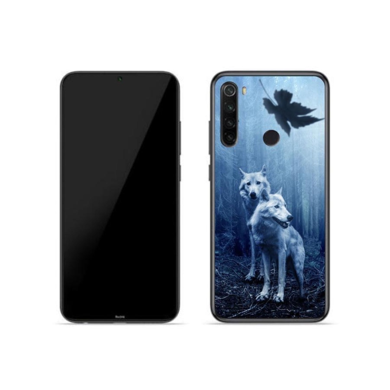 Gélový kryt mmCase na mobil Xiaomi Redmi Note 8T - vlci v lese