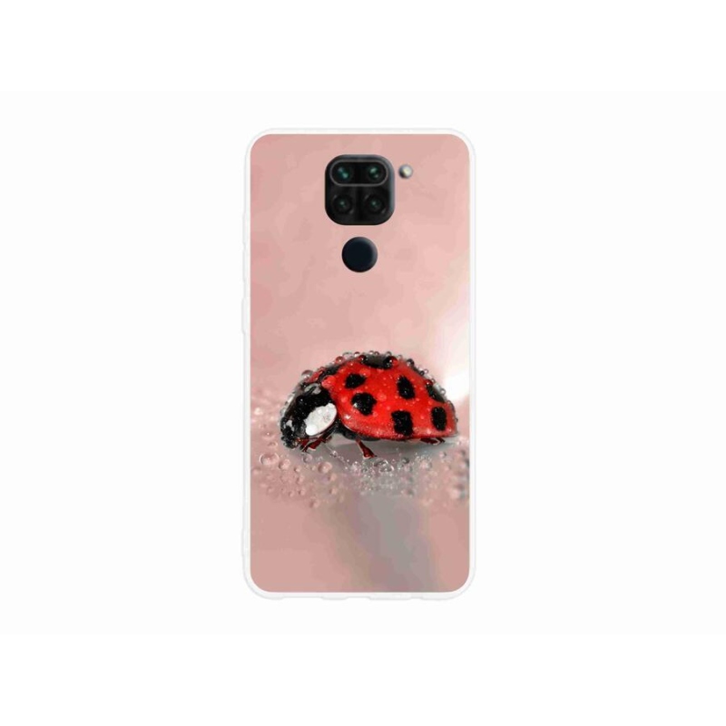 Gélový kryt mmCase na mobil Xiaomi Redmi Note 9 - lienka