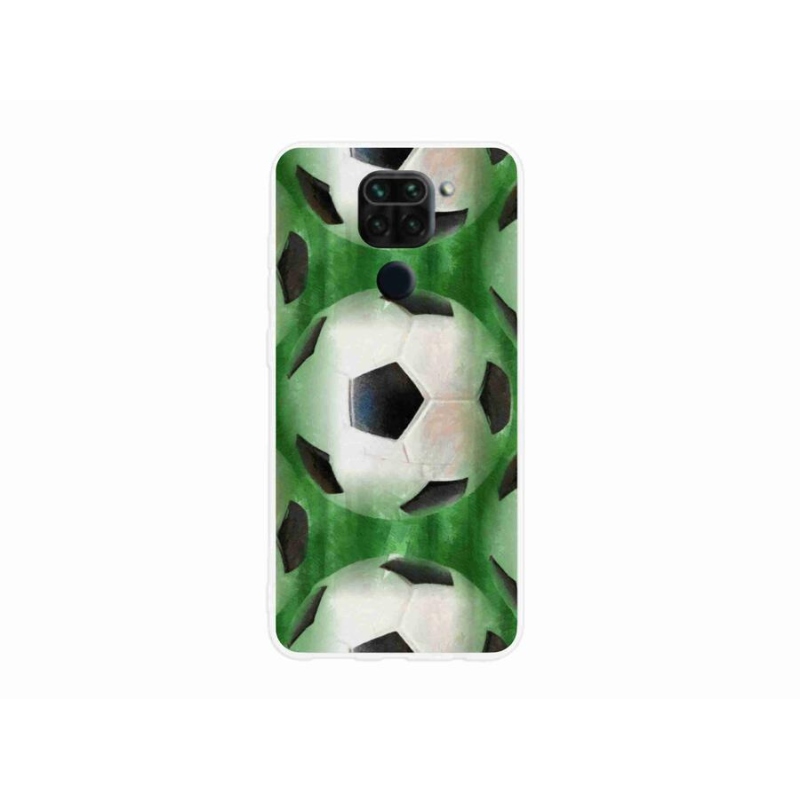 Gélový kryt mmCase na mobil Xiaomi Redmi Note 9 - futbalová lopta