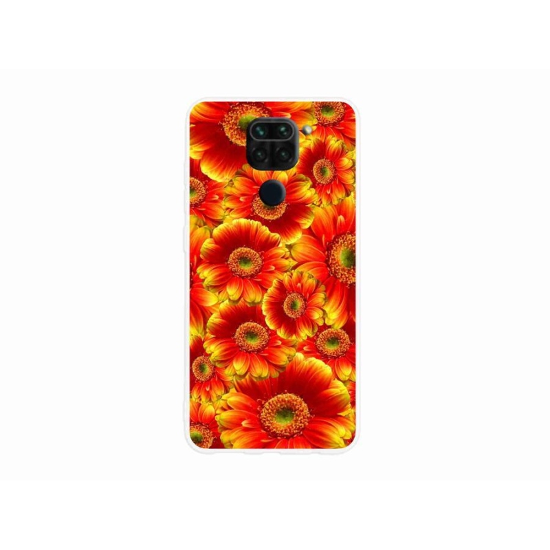 Gélový kryt mmCase na mobil Xiaomi Redmi Note 9 - gerbera 1
