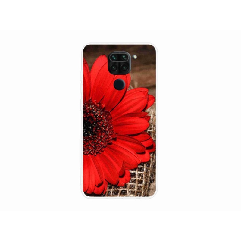 Gélový kryt mmCase na mobil Xiaomi Redmi Note 9 - gerbera