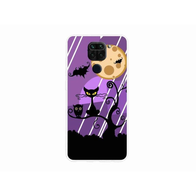 Gélový kryt mmCase na mobil Xiaomi Redmi Note 9 - halloween