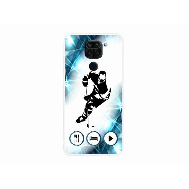 Gélový kryt mmCase na mobil Xiaomi Redmi Note 9 - hokej 1