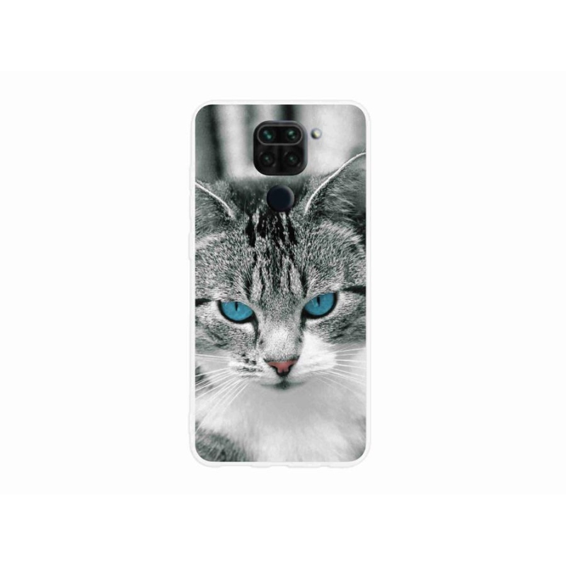 Gélový kryt mmCase na mobil Xiaomi Redmi Note 9 - mačacie pohľad 1