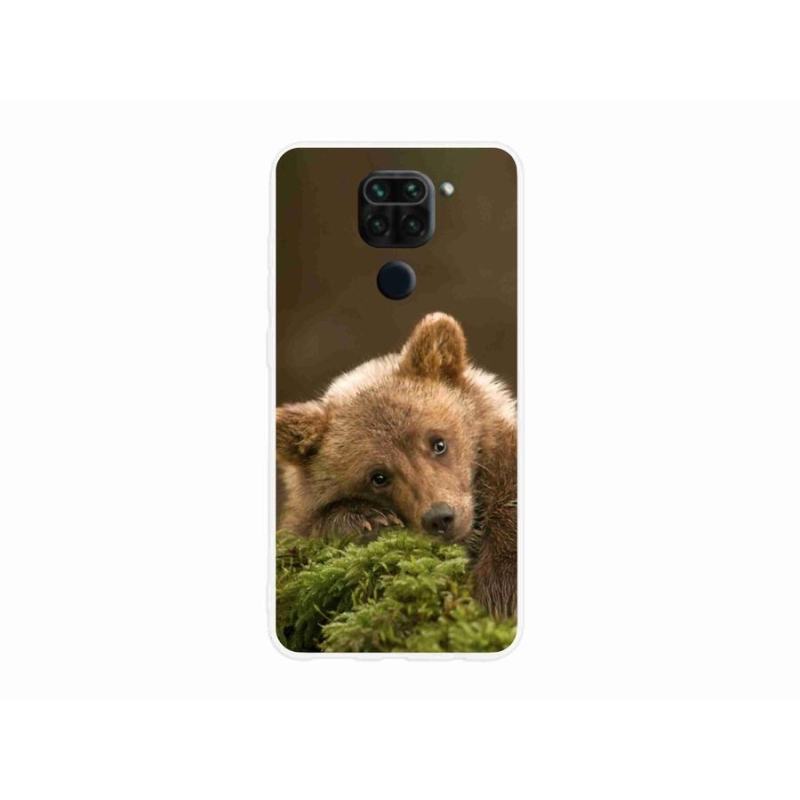 Gélový kryt mmCase na mobil Xiaomi Redmi Note 9 - medveď