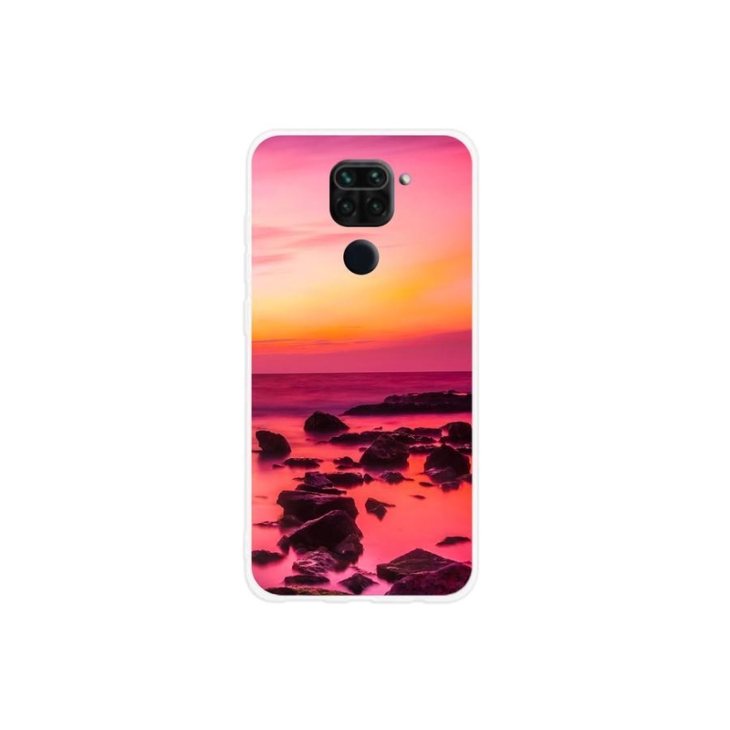 Gélový kryt mmCase na mobil Xiaomi Redmi Note 9 - more a žiara