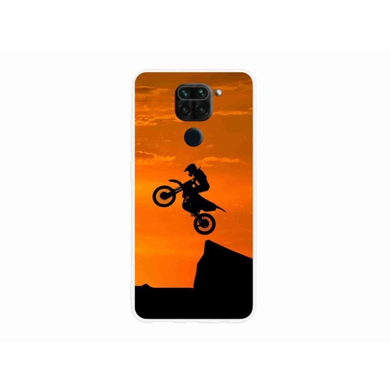 Gélový kryt mmCase na mobil Xiaomi Redmi Note 9 - motocross