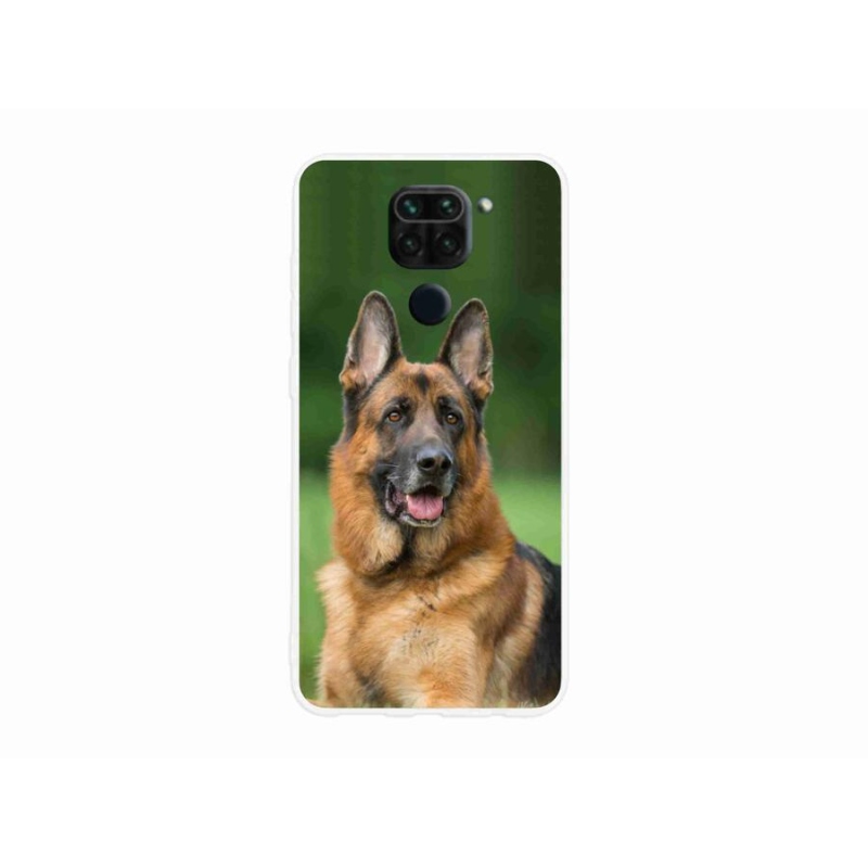 Gélový kryt mmCase na mobil Xiaomi Redmi Note 9 - nemecký ovčiak