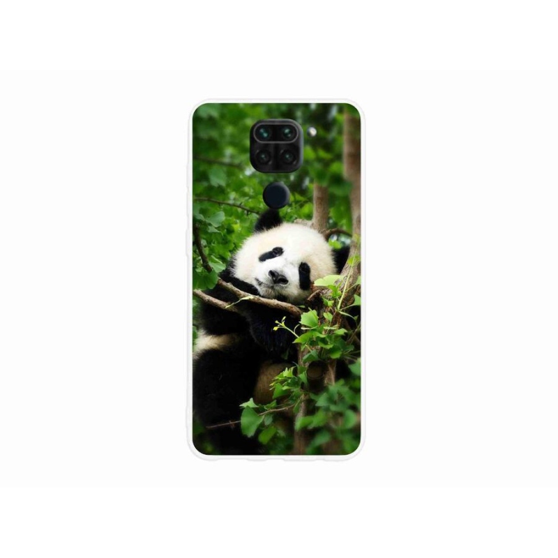Gélový kryt mmCase na mobil Xiaomi Redmi Note 9 - panda
