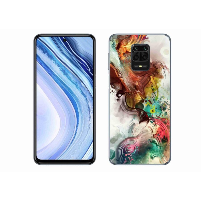 Gélový kryt mmCase na mobil Xiaomi Redmi Note 9 Pro - abstrakt 1