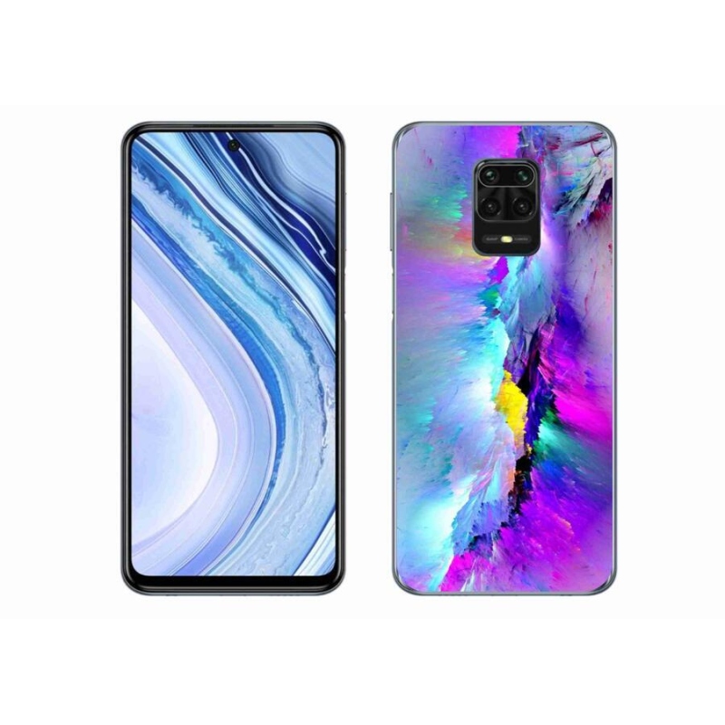 Gélový kryt mmCase na mobil Xiaomi Redmi Note 9 Pro - abstrakt