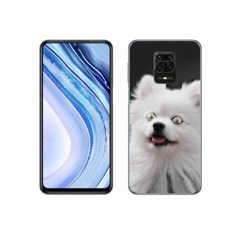 Gélový kryt mmCase na mobil Xiaomi Redmi Note 9 Pro - biely špic