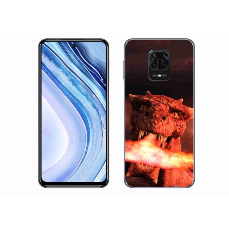 Gélový kryt mmCase na mobil Xiaomi Redmi Note 9 Pro - drak