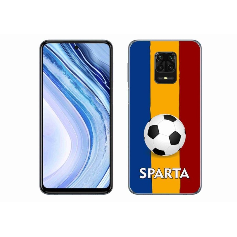 Gélový kryt mmCase na mobil Xiaomi Redmi Note 9 Pro - futbal 1