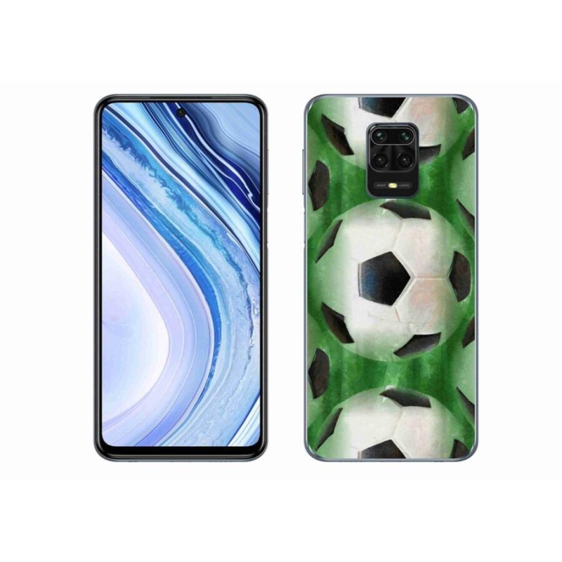 Gélový kryt mmCase na mobil Xiaomi Redmi Note 9 Pro - futbalová lopta