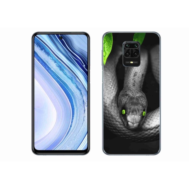 Gélový kryt mmCase na mobil Xiaomi Redmi Note 9 Pro - had