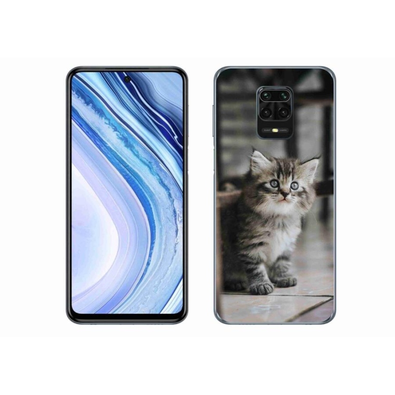 Gélový kryt mmCase na mobil Xiaomi Redmi Note 9 Pro - mačiatko