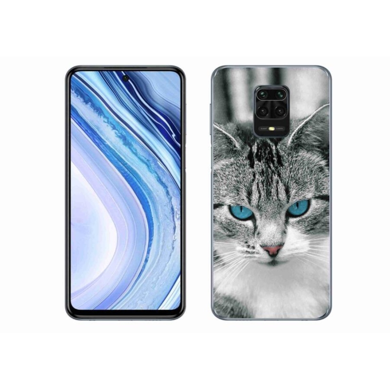 Gélový kryt mmCase na mobil Xiaomi Redmi Note 9 Pro - mačacie pohľad 1