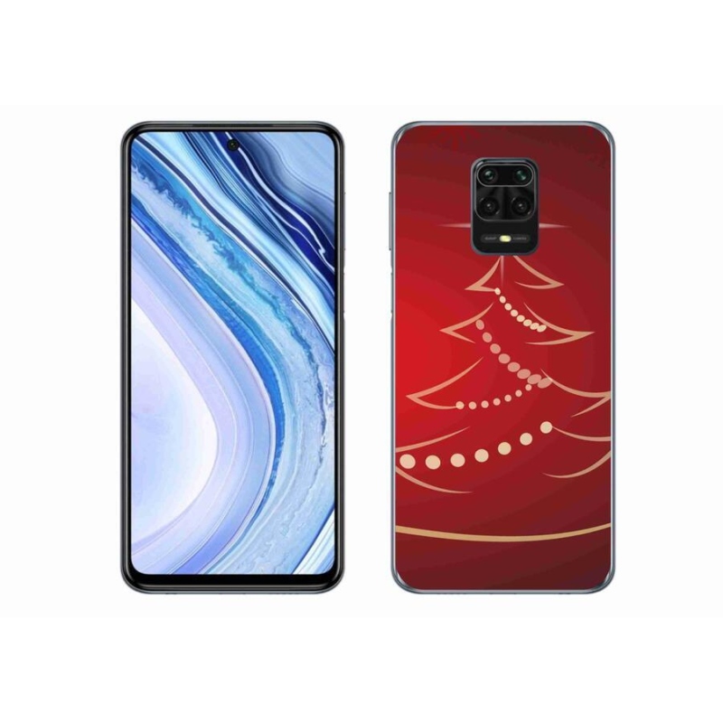 Gélový kryt mmCase na mobil Xiaomi Redmi Note 9 Pro - kreslený vianočný stromček