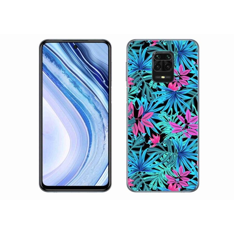 Gélový kryt mmCase na mobil Xiaomi Redmi Note 9 Pro - kvety 3