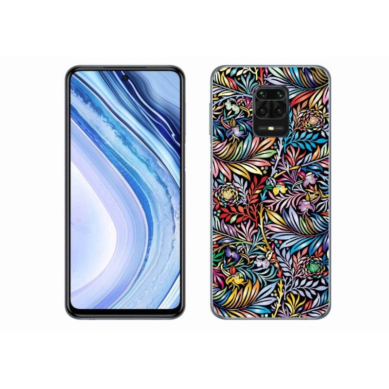 Gélový kryt mmCase na mobil Xiaomi Redmi Note 9 Pro - kvety 5