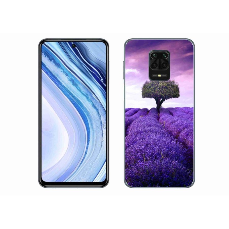 Gélový kryt mmCase na mobil Xiaomi Redmi Note 9 Pro - levanduľová lúka