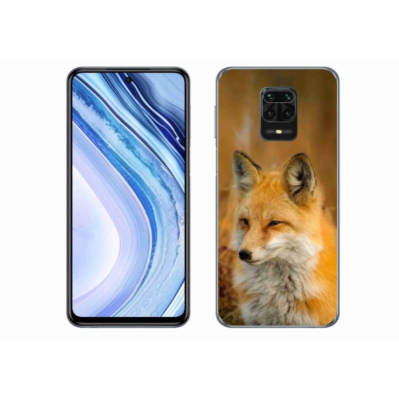 Gélový kryt mmCase na mobil Xiaomi Redmi Note 9 Pro - líška