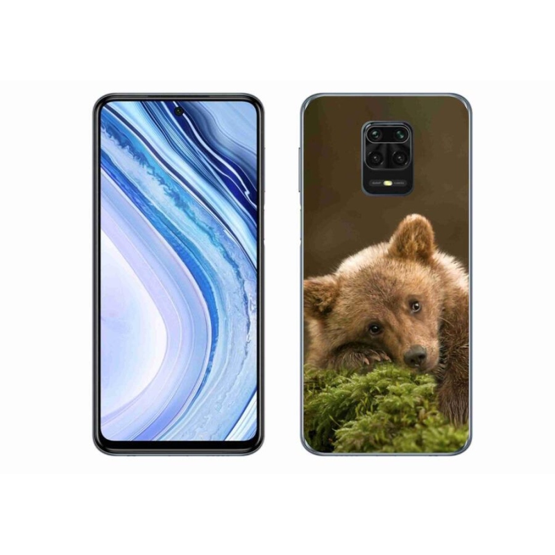 Gélový kryt mmCase na mobil Xiaomi Redmi Note 9 Pro - medveď