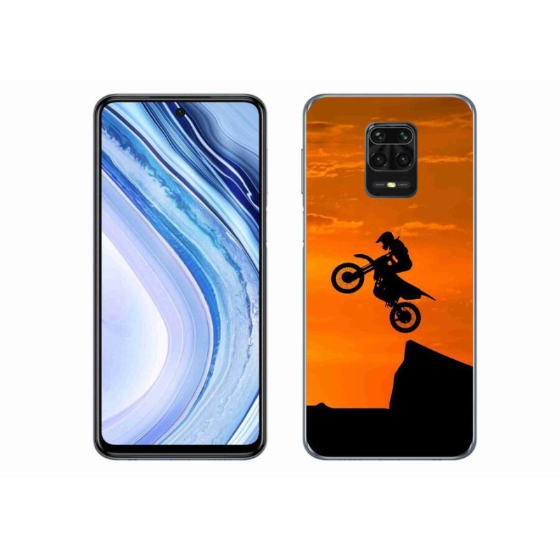 Gélový kryt mmCase na mobil Xiaomi Redmi Note 9 Pro - motocross