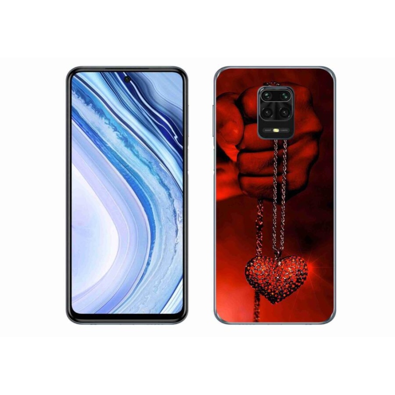 Gélový kryt mmCase na mobil Xiaomi Redmi Note 9 Pro - náhrdelník