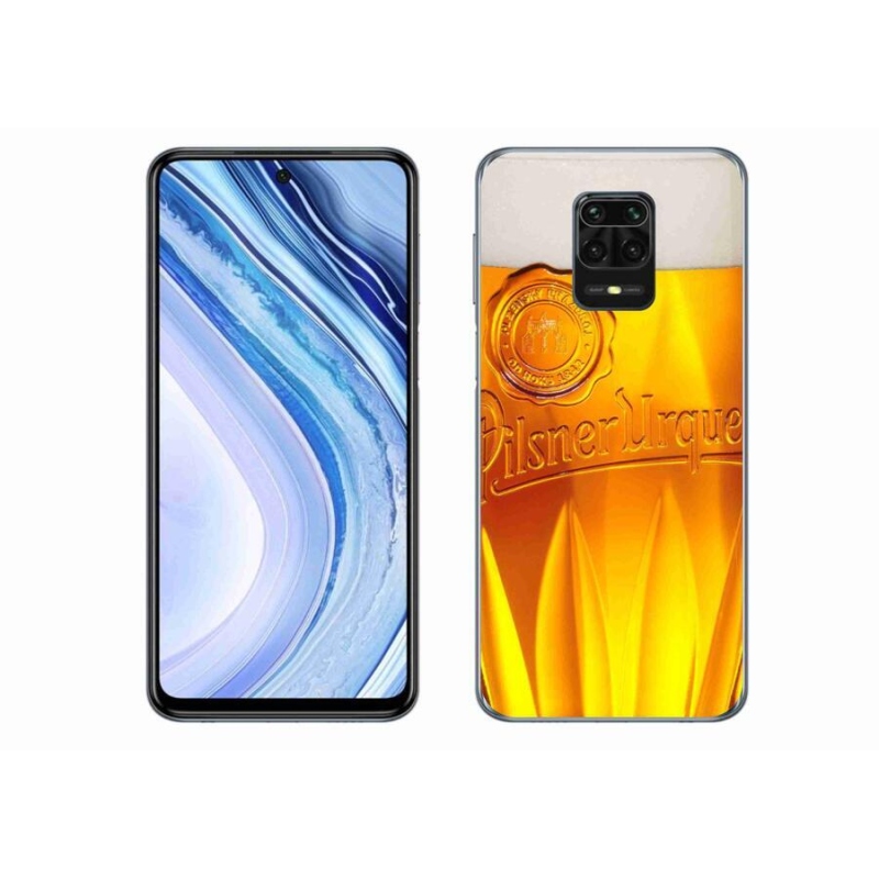 Gélový kryt mmCase na mobil Xiaomi Redmi Note 9 Pro - pivo