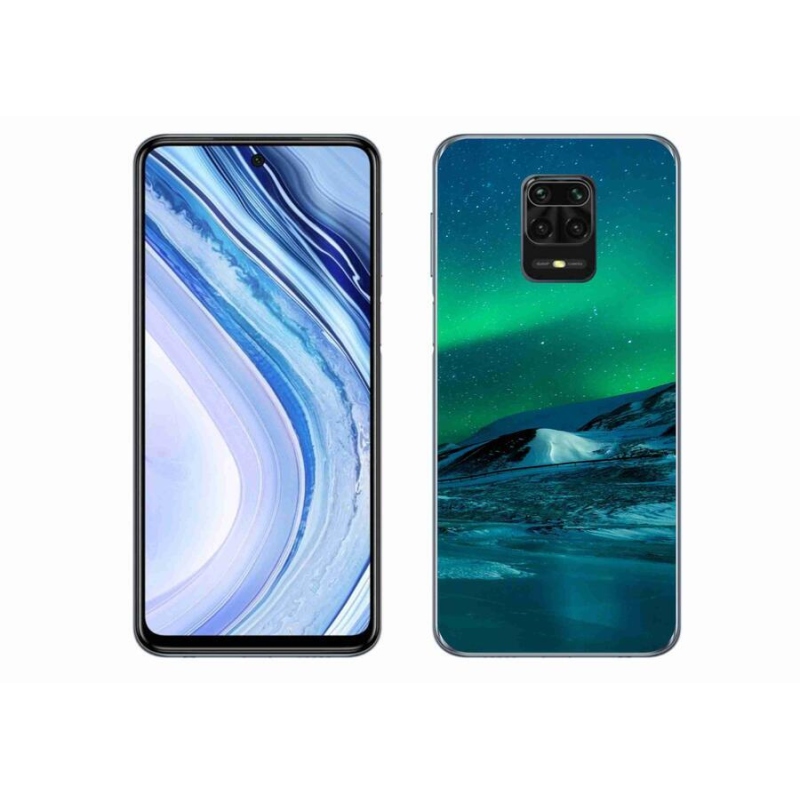 Gélový kryt mmCase na mobil Xiaomi Redmi Note 9 Pro - polárna žiara