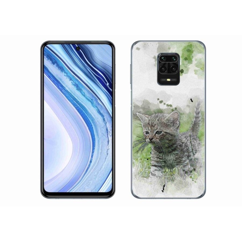 Gélový kryt mmCase na mobil Xiaomi Redmi Note 9 Pro - roztomilé mačiatko 1
