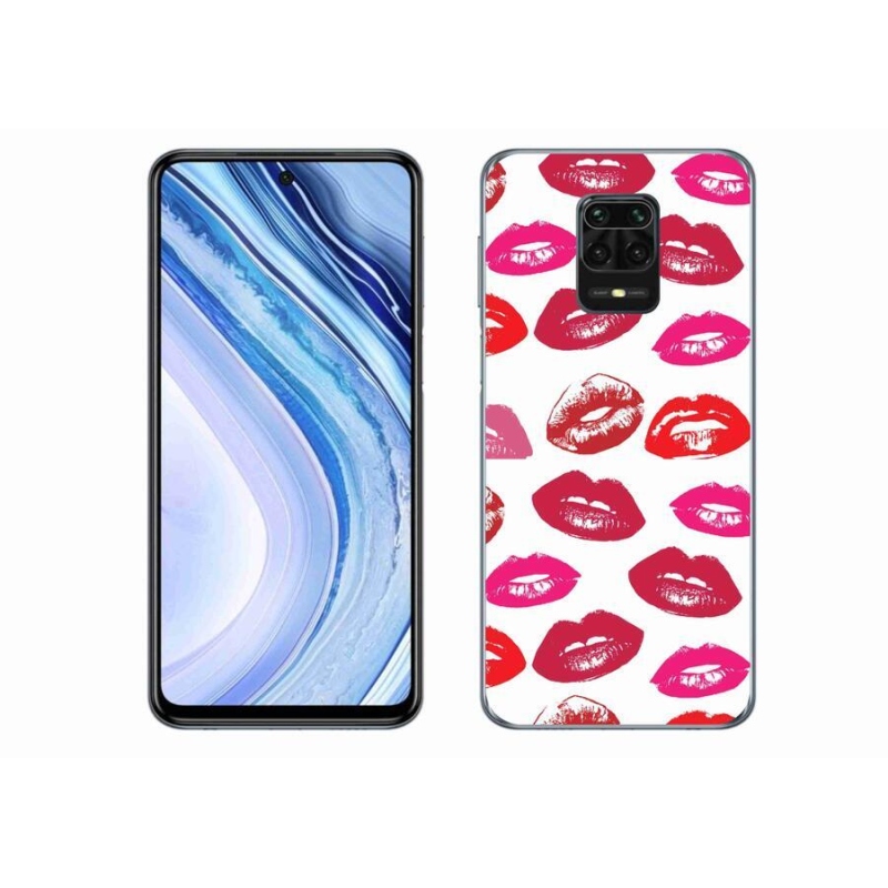 Gélový kryt mmCase na mobil Xiaomi Redmi Note 9 Pro - pery