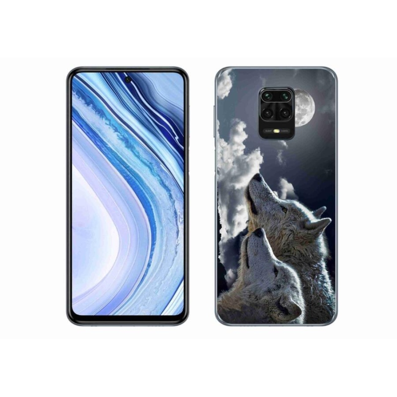 Gélový kryt mmCase na mobil Xiaomi Redmi Note 9 Pro - vlci