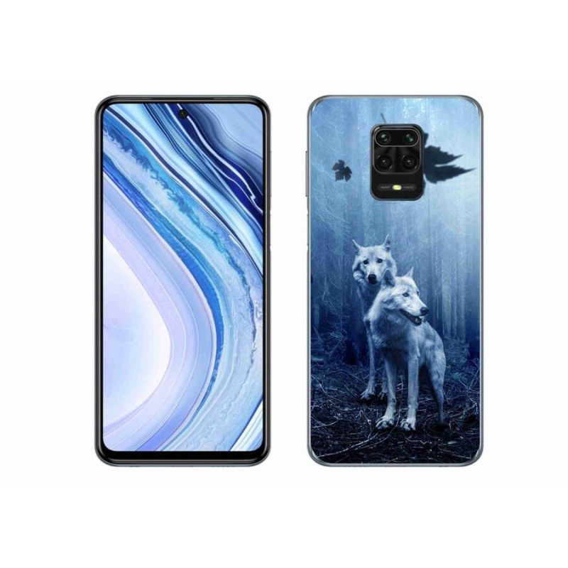 Gélový kryt mmCase na mobil Xiaomi Redmi Note 9 Pro - vlci v lese