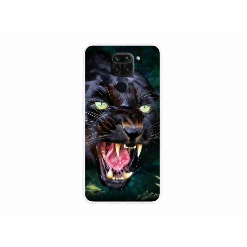 Gélový kryt mmCase na mobil Xiaomi Redmi Note 9 - rozzúrený čierny panter