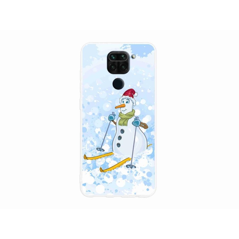 Gélový kryt mmCase na mobil Xiaomi Redmi Note 9 - snehuliak